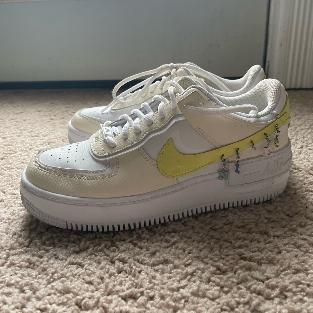 Womens Air Force 1s with charms